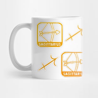 Sagittarius Birth Sign - Yellow Mug